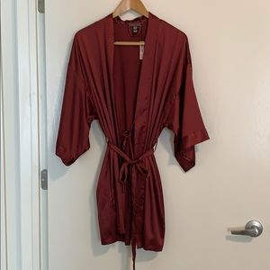 NWT! Burgundy Victoria Secret robe